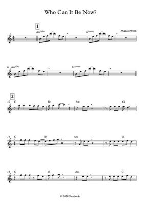 Who can it be now sax sheet music: Exploring the Intersection of Music and Mystery